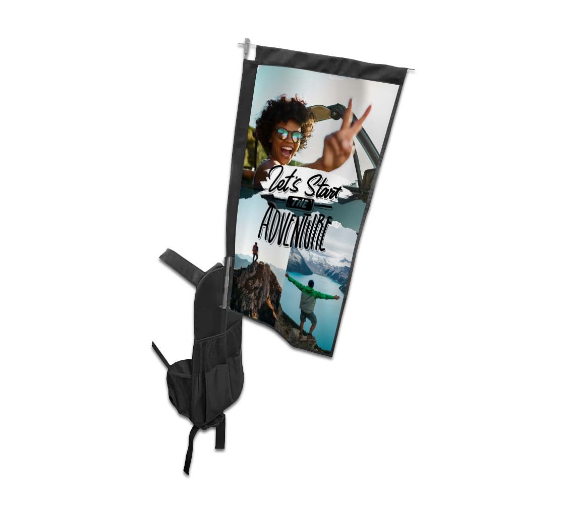 Backpack Flags - Rectangle