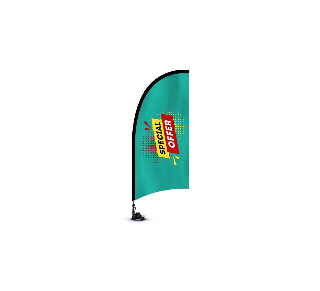 Suction Cup Flags - Blade