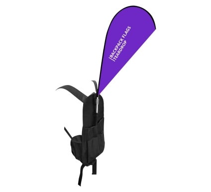 Backpack Flags - Teardrop
