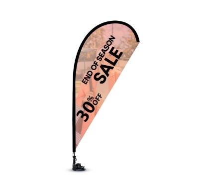Suction Cup Flags - Teardrop