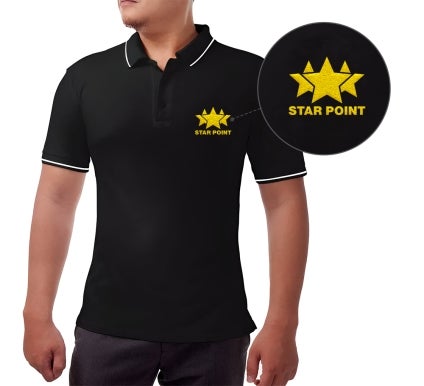 Men's Cotton Polo Shirt - Embroidered