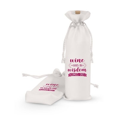 Canvas Wine Bags - Printed