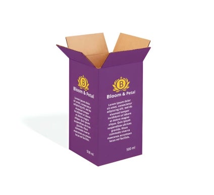Tall Boxes - Brown (Printed)