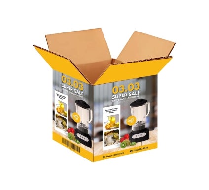 Shipping Boxes - White (Printed)
