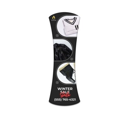 Fabric Display Stand Tower A