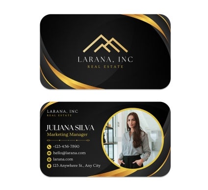 Rounded Corners Business Cards