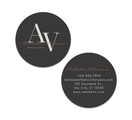 Circle Business Cards