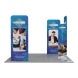 10ft Magnetic Modular Fabric Displays - L Shape Four Corner Kit