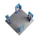 10ft Magnetic Modular Fabric Displays - L Shape Four Corner Kit