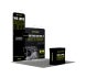 10ft Inline Trade Show Booth – Portable Backwall Display with Counter & Shelving