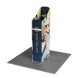 6.5ft Magnetic Modular Fabric Display - Two Sloped & Straight Banner Stands