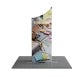 6.5ft Magnetic Modular Fabric Display - Two Sloped & Straight Banner Stands