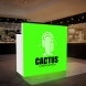 Backlit Promotional Counter with Storage