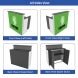 Backlit Promotional Counter with Storage