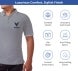 Men's Grey Polo Shirt - Embroidered
