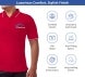 Men's Red Polo Shirt - Embroidered