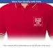 Men's Red Polo Shirt - Embroidered