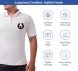 Men's White Polo Shirt - Printed
