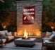 Reflective Firepit Signs