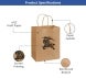 Printed Kraft Paper Shopping Bags