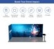 20ft Backlit Trade Show Display – LED Lightbox Display with Counter & Storage