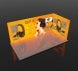 20ft Backlit Trade Show Display – LED Lightbox Backwall with Shelving