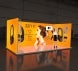 20ft Backlit Trade Show Display – LED Lightbox Display with Shelving
