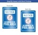 Reflective Pool Signs