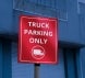 Reflective Truck Parking Only Signs