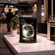 Spring Up Display Counter with Led Lights