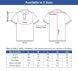 Men's White Cotton Polo Shirt - Printed