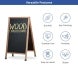 Wood Chalkboard